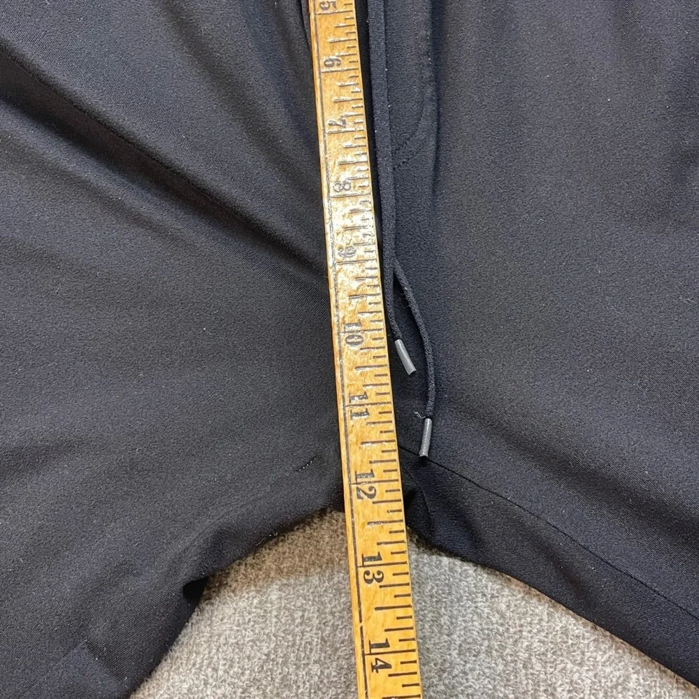 Alo Yoga Womens Black Straight Leg Drawstring Athletic Lounge Pants Size M